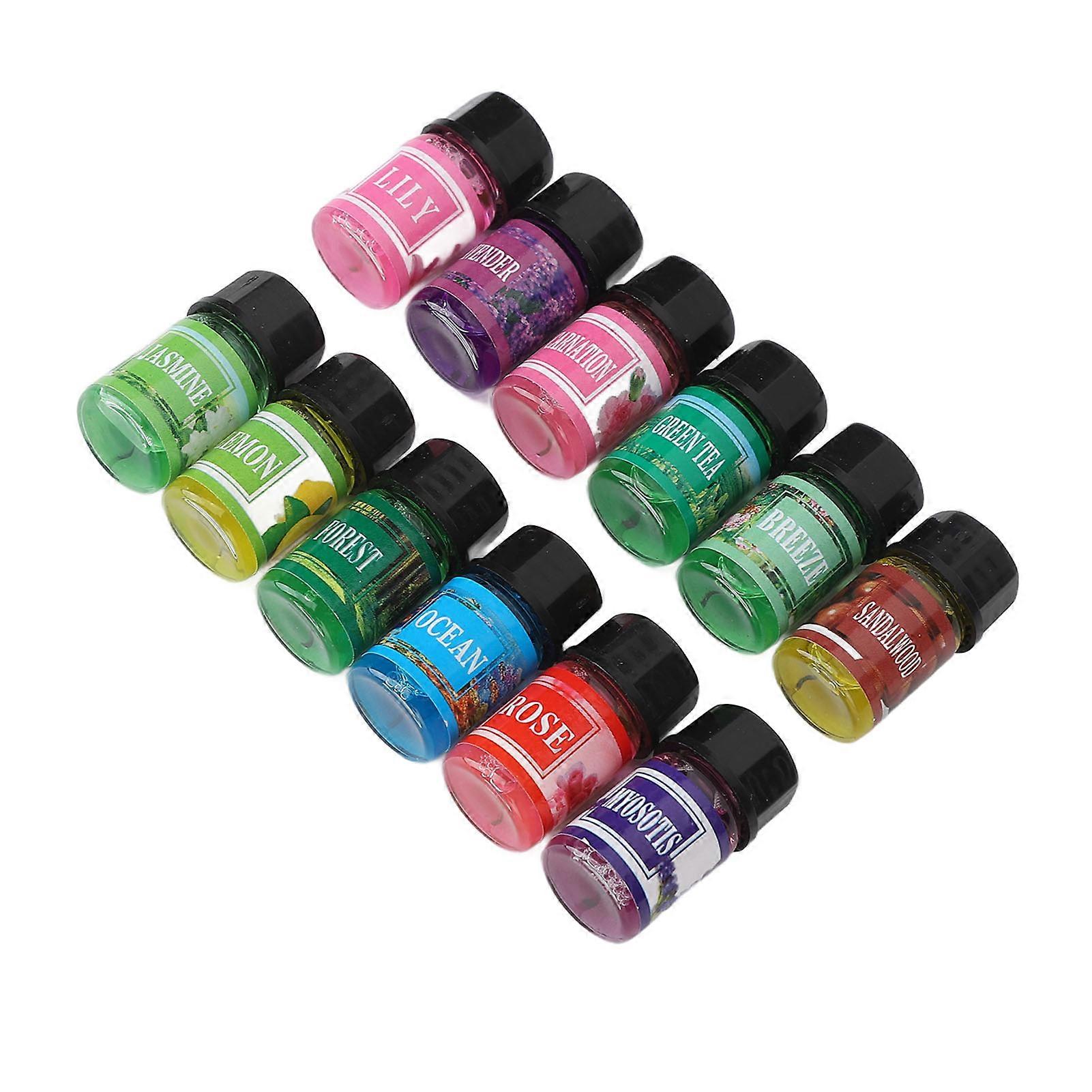12pcs Water Based Essential Oil Set 3ml Multi-Purpose Aromatherapy
