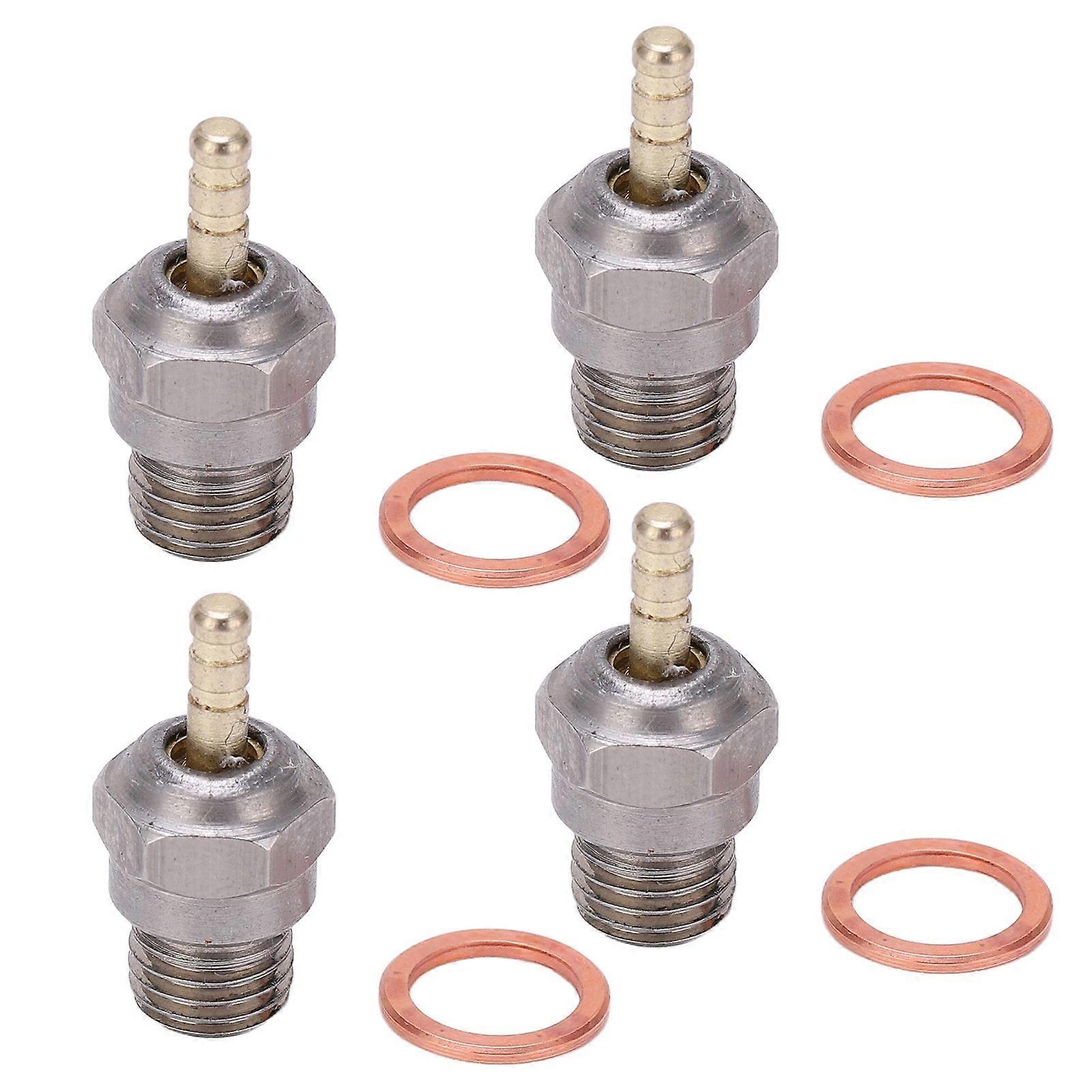 4Pcs/Set RC Car T1 Hot Spark Glow Plug Nitro Engine Parts Replacement for Traxxas 1/8 1/10