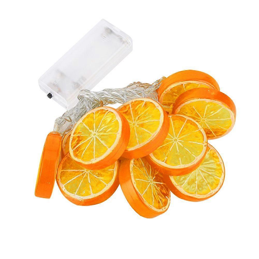 1.5m 10LED String Light Garden Christmas Lamp Holiday Party Decoration(Orange)