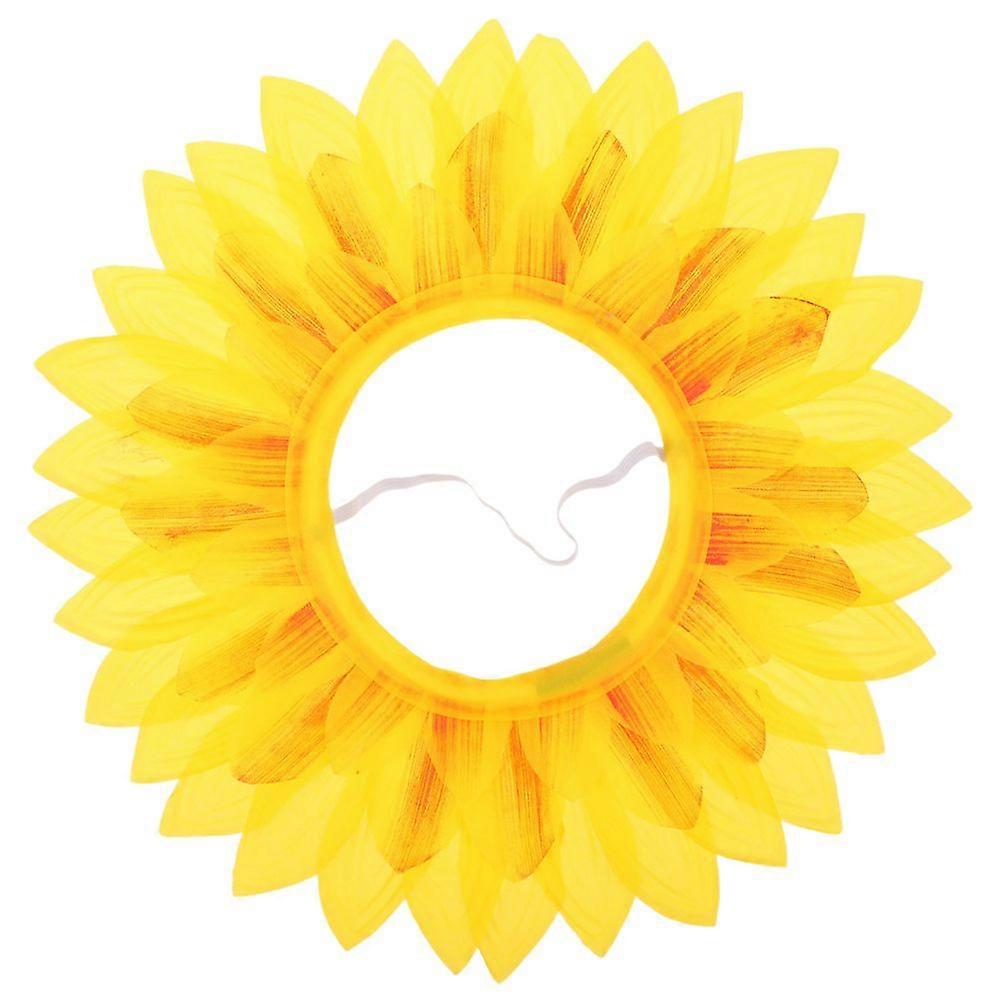 ひまわり帽子ひまわりコスプレコスチューム帽子ひまわりテーマパーティーの好意