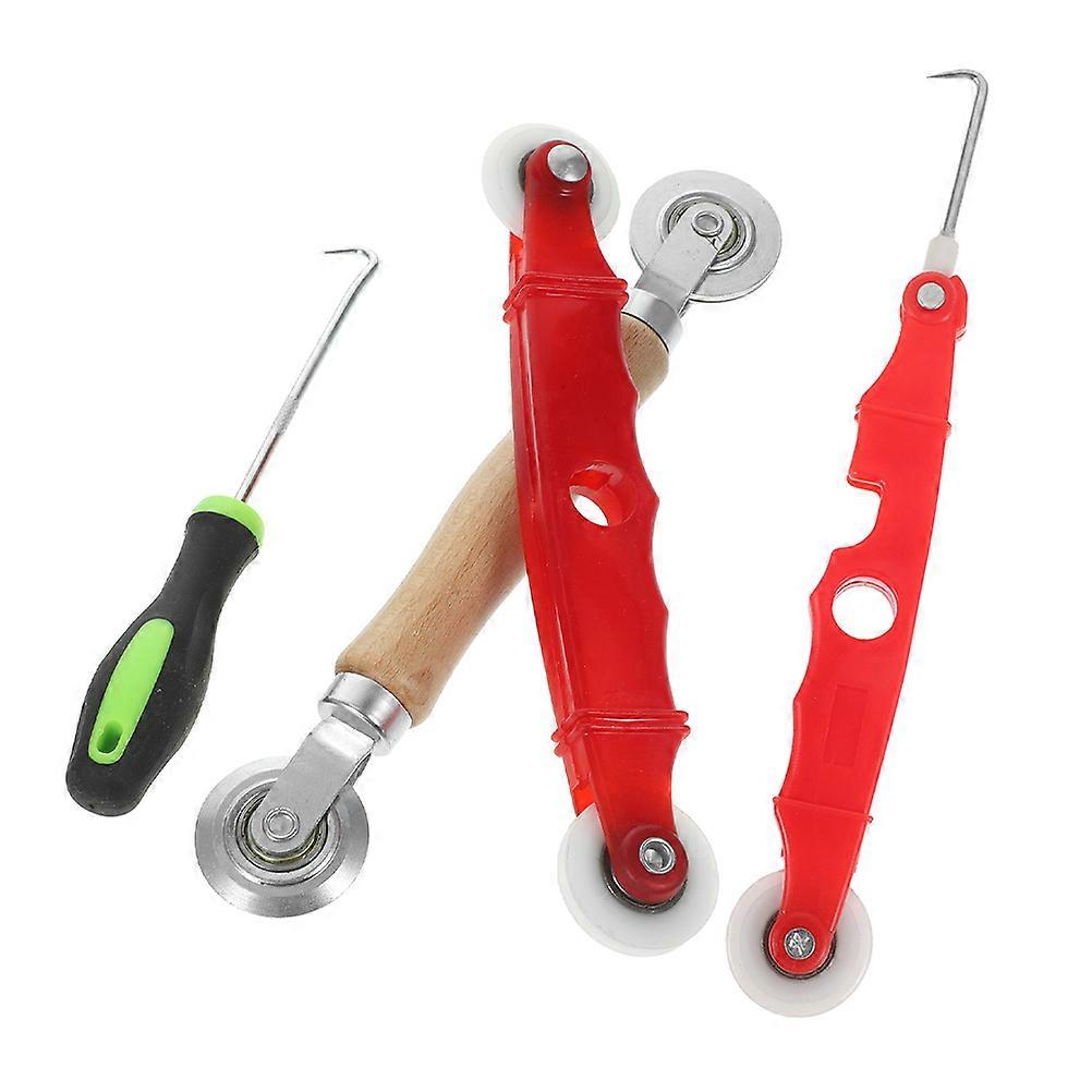 Screen Roller Tool Spline Roller for Home Maintenance with 16Pcs Kit