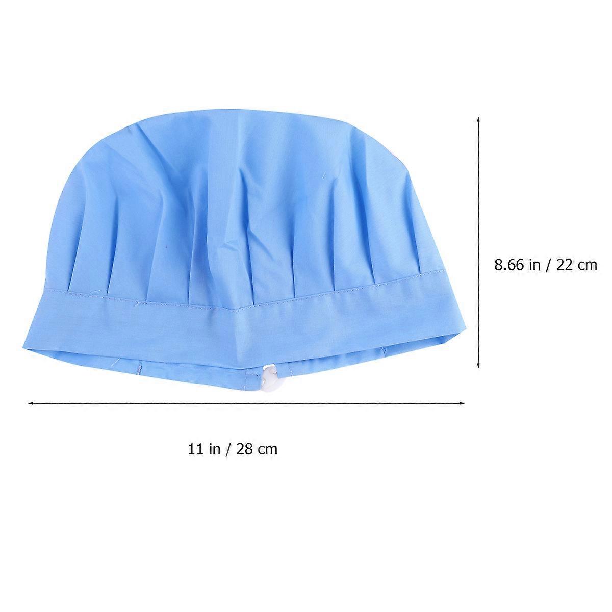 Chef Hat Mushroom Design Kitchen Bakery Use -Blue Protective 1Pc