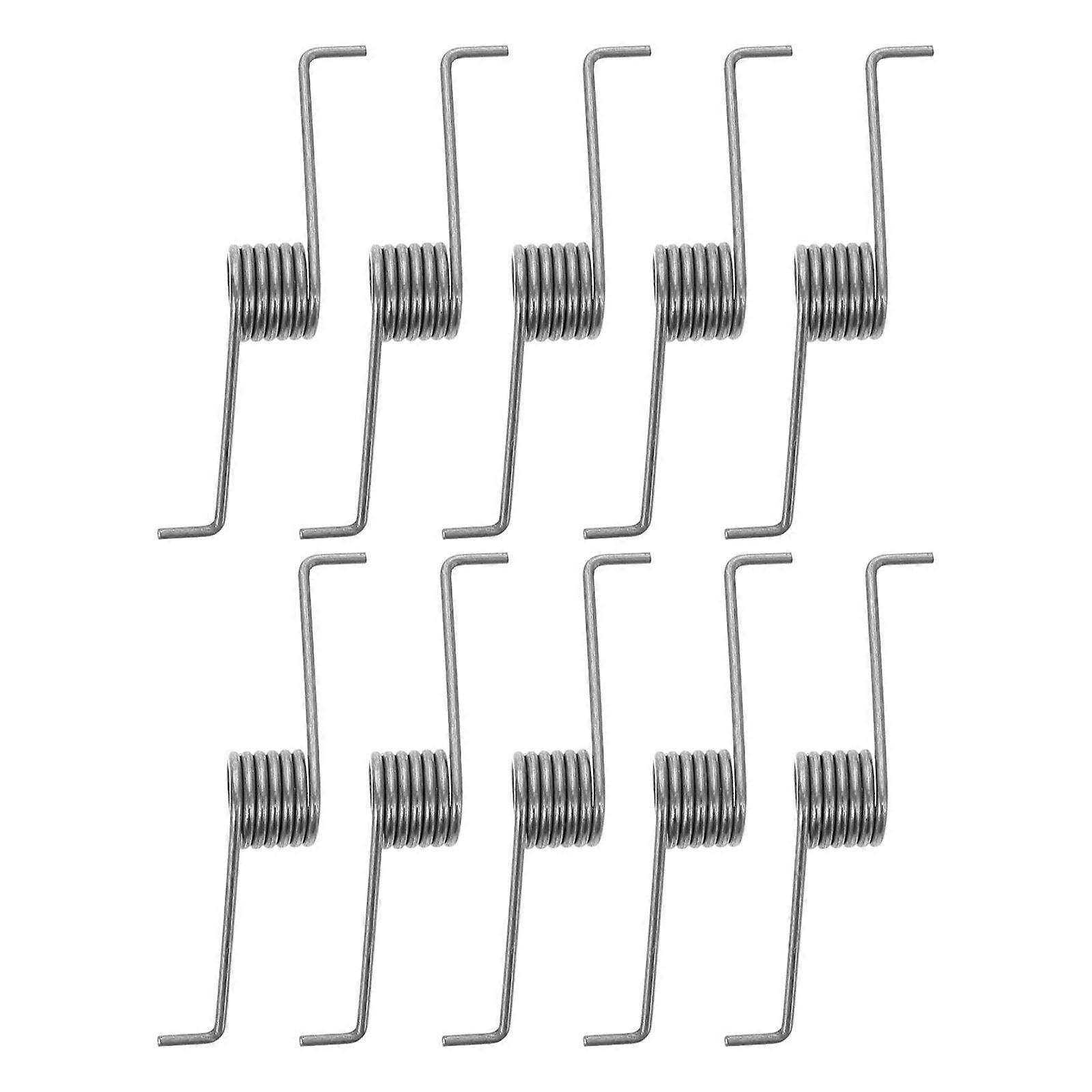 10pcs στρεπτική άνοιξη δοχείων σκουπιδιών για την οικιακή και εξωτερική χρήση Άνοιγμα μηχανισμών Σκουπιδοτενεκέδες ελατηρίων Στρεπτική άνοιξη σκουπιδιών μπορεί στρεπτική άνοιξη