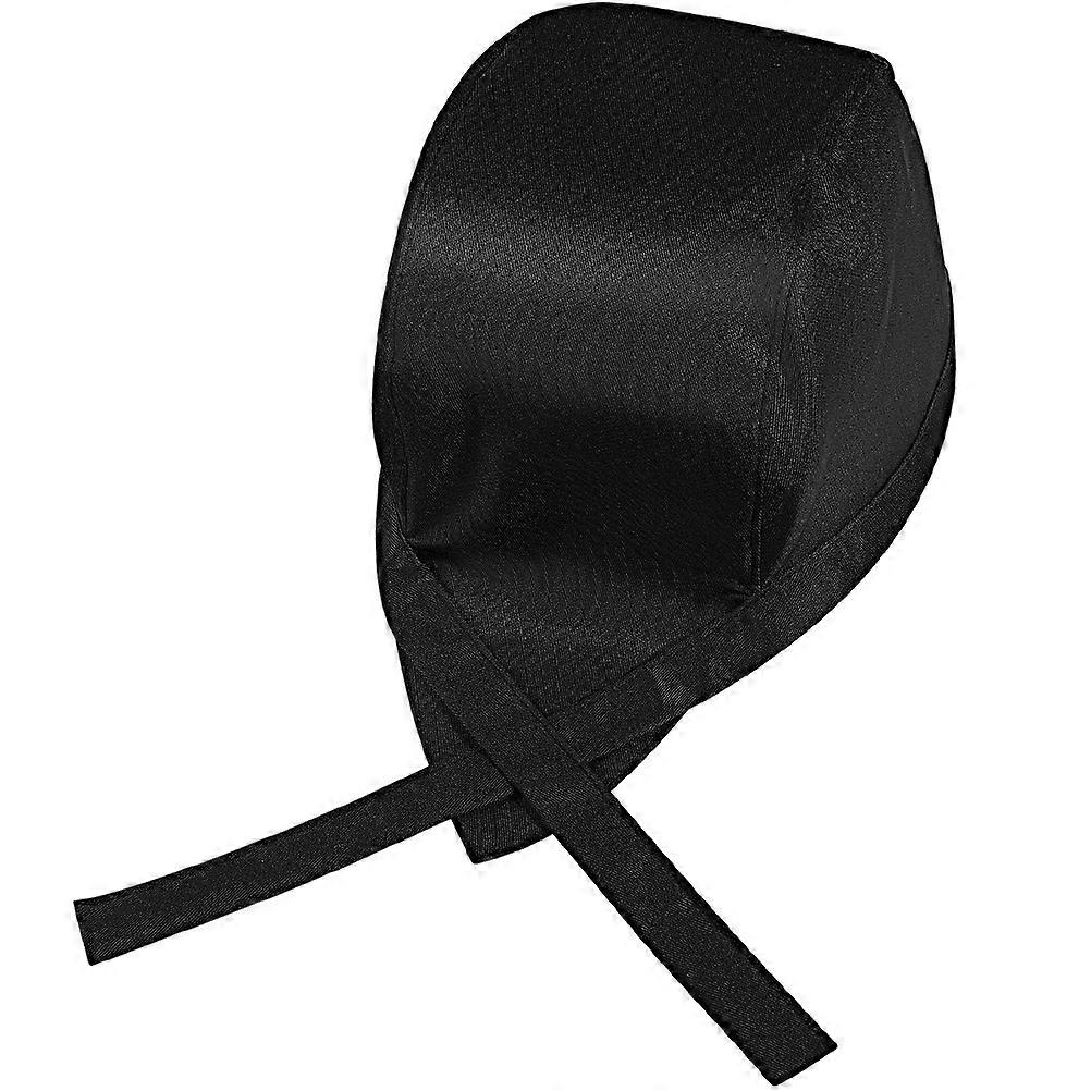 Chef Hat Kitchen Working Hat for Wearing Use Black Color