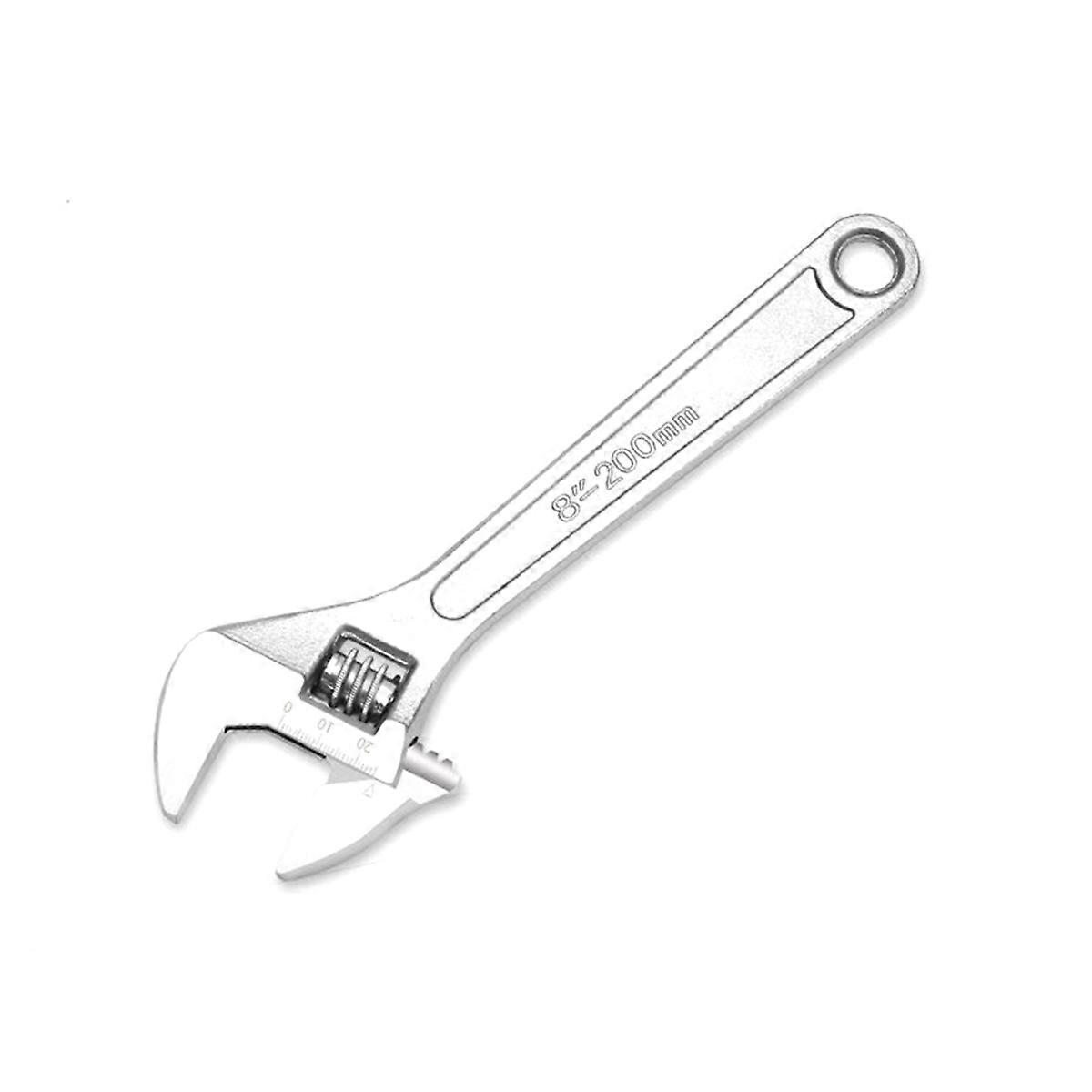 8inch Adjustable Wrench Large Openin Long Handle Universal Spanner