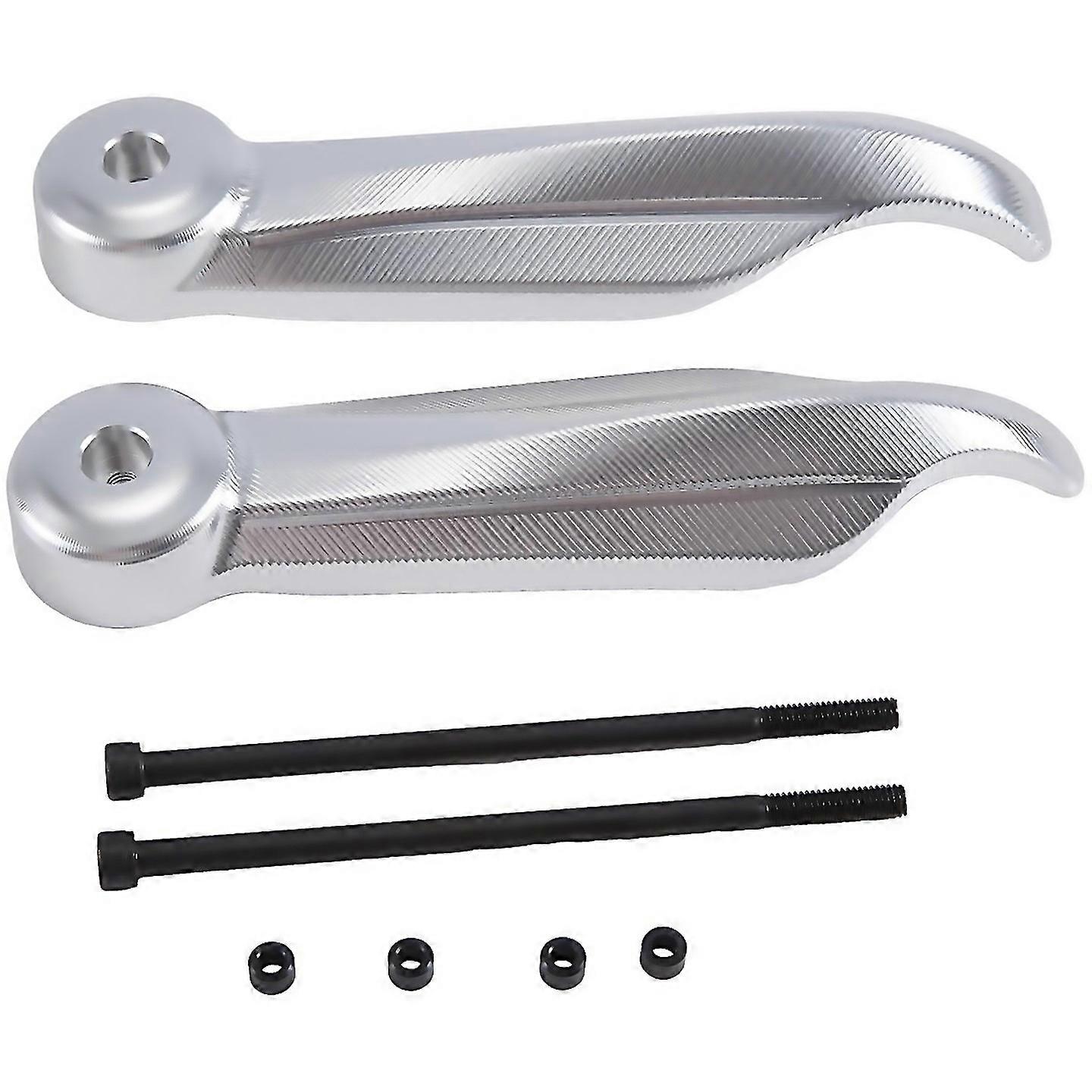 For Motorcycle Handlebar Handguard Protection Sliders Hand Guardsilver