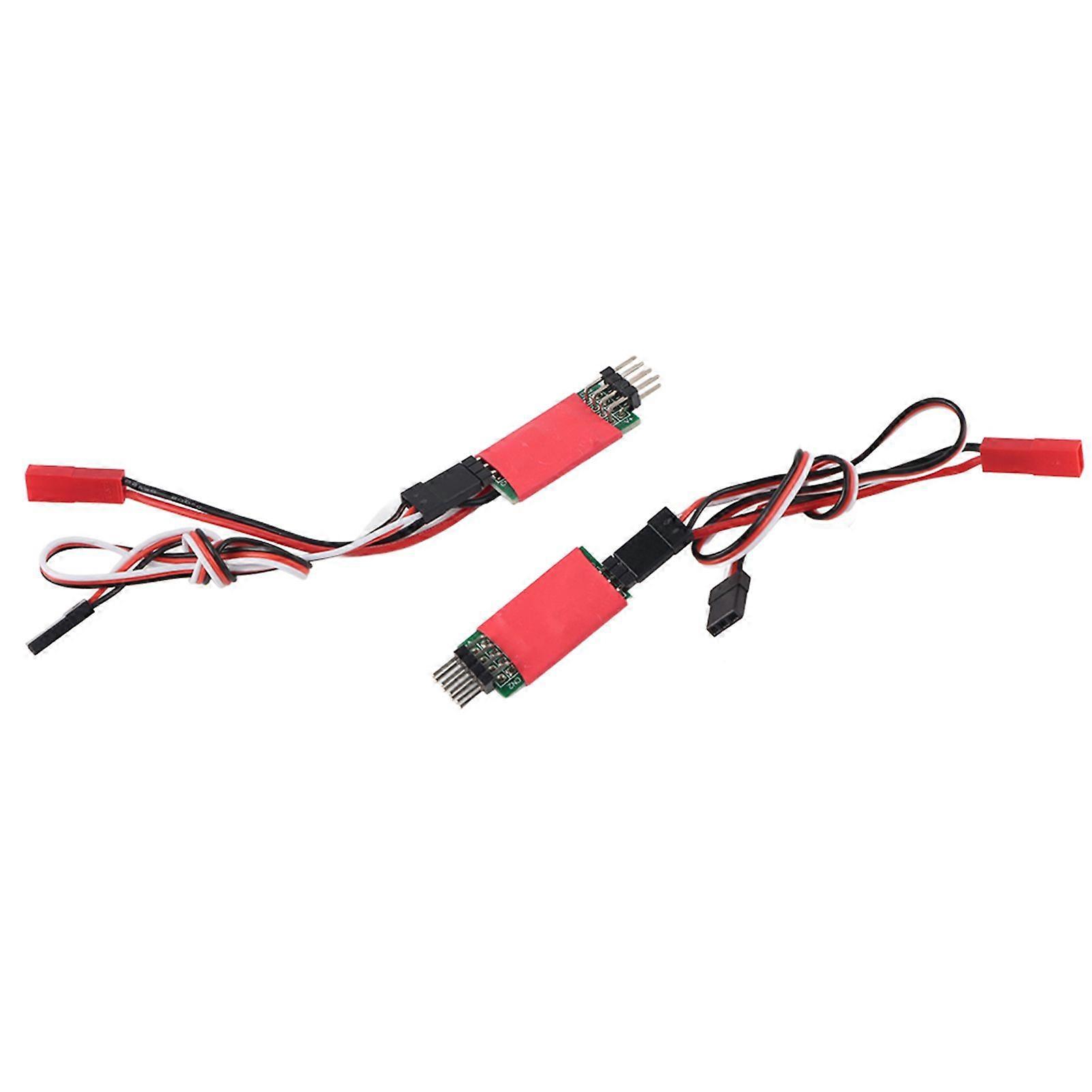 The Third Channel Control Switch Receiver Cord Model Car Lights Controller for RC Model Car Spare PartsE Type Red