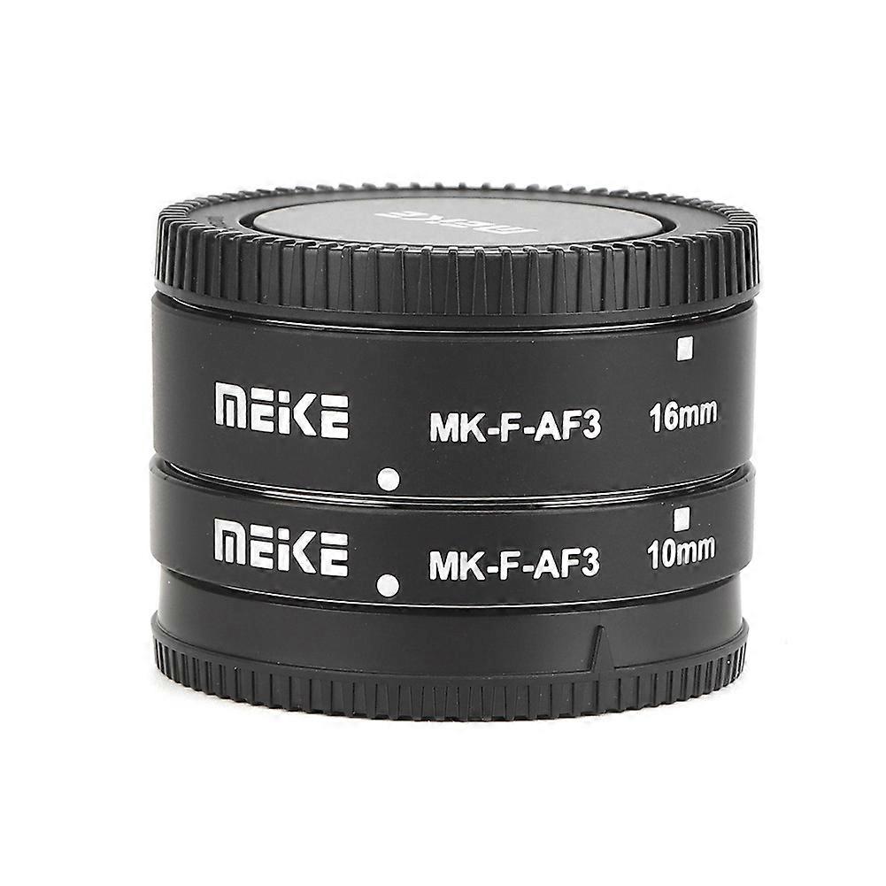 Bague d'extension d'objectif macro Meike MK F AF3 en métal nickelé pour appareil photo hybride Fuji X Mount