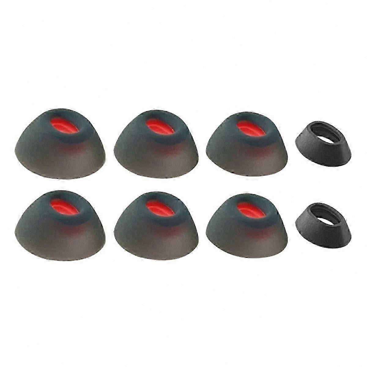 8-Pack Soft Silicone Ear Tips for Bluetooth In-Ear Headphones Replacement-Compatible with Tune Flex Models