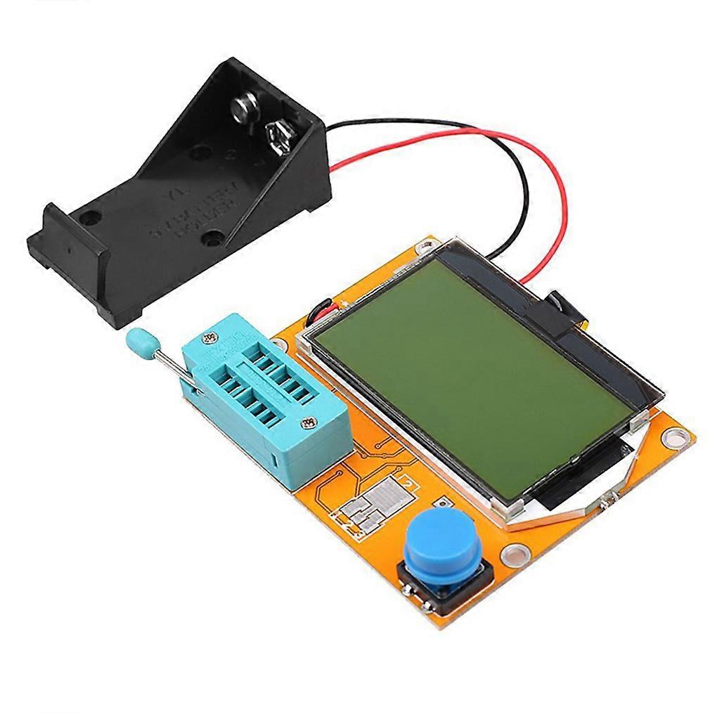 Digital Transistor Tester Professional LCD Screen Button Control Battery Powered Replacement Triode Meter Backlight