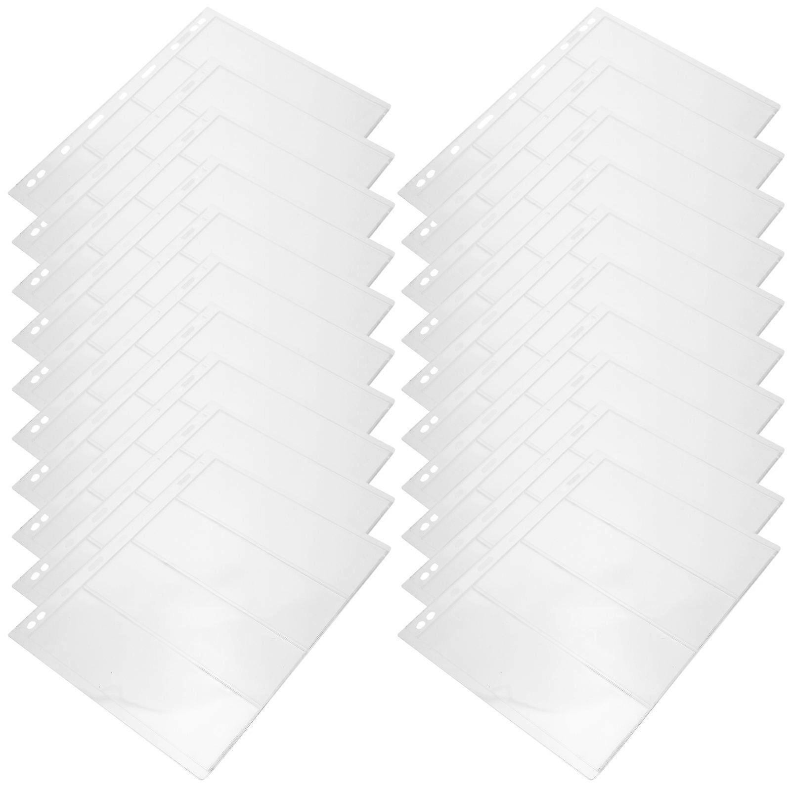 Stamp Album Storage Pages Transparent 60 Sheets for Protection