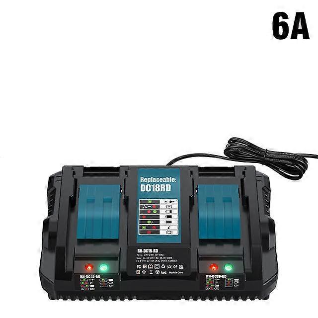 2 κομμάτια 6.0/9.0Ah 18V BL1850 μπαταρία &; DC18RD DC18RC φορτιστής για Makita 18V μπαταρία BL1860 BL1850B BL1840 BL1850 BL1830 BL1815