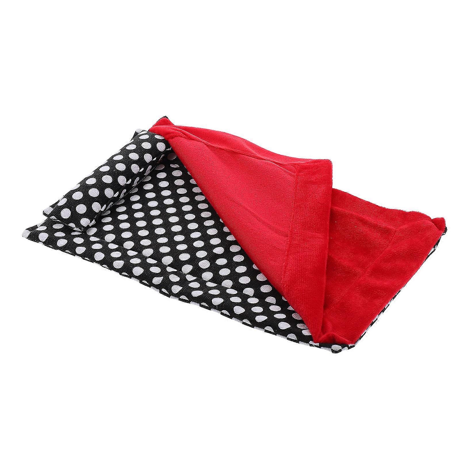 Reptile Sleeping Bed for Household Use 2Pcs Durable Black Cushions