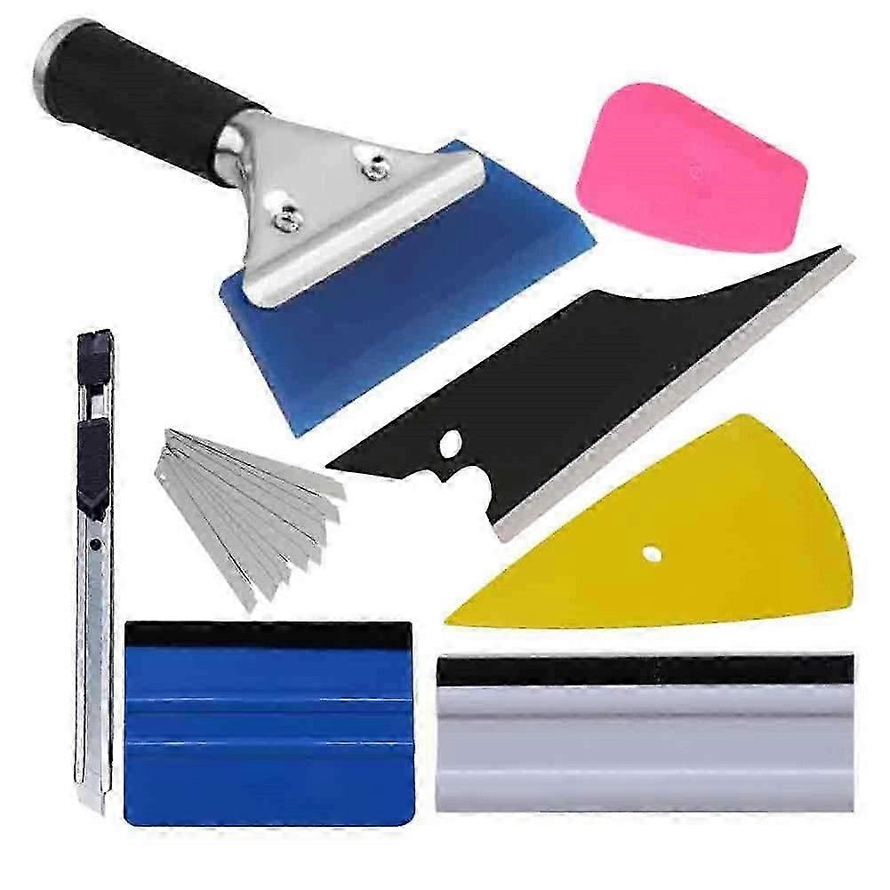8pcs Car Color Changing Film Tool Set Invisible Car Film Scraper Tool