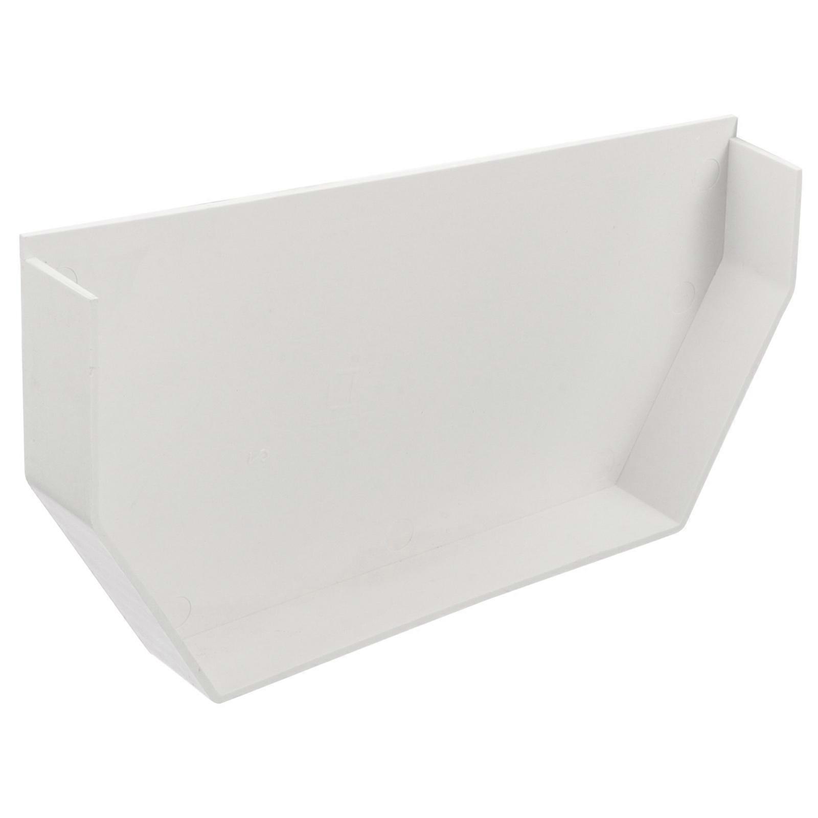 Plastic Gutter Downspout End Cap for Rain Gutter End Cover 5Pcs Supply