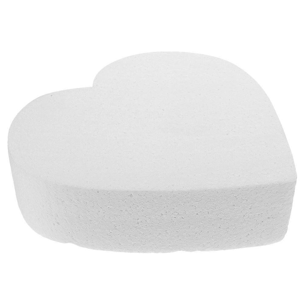 Cake Decorating Foams In Heart Shape For Dessert Shops Ideal For Handmade Crafts 2Pcs
