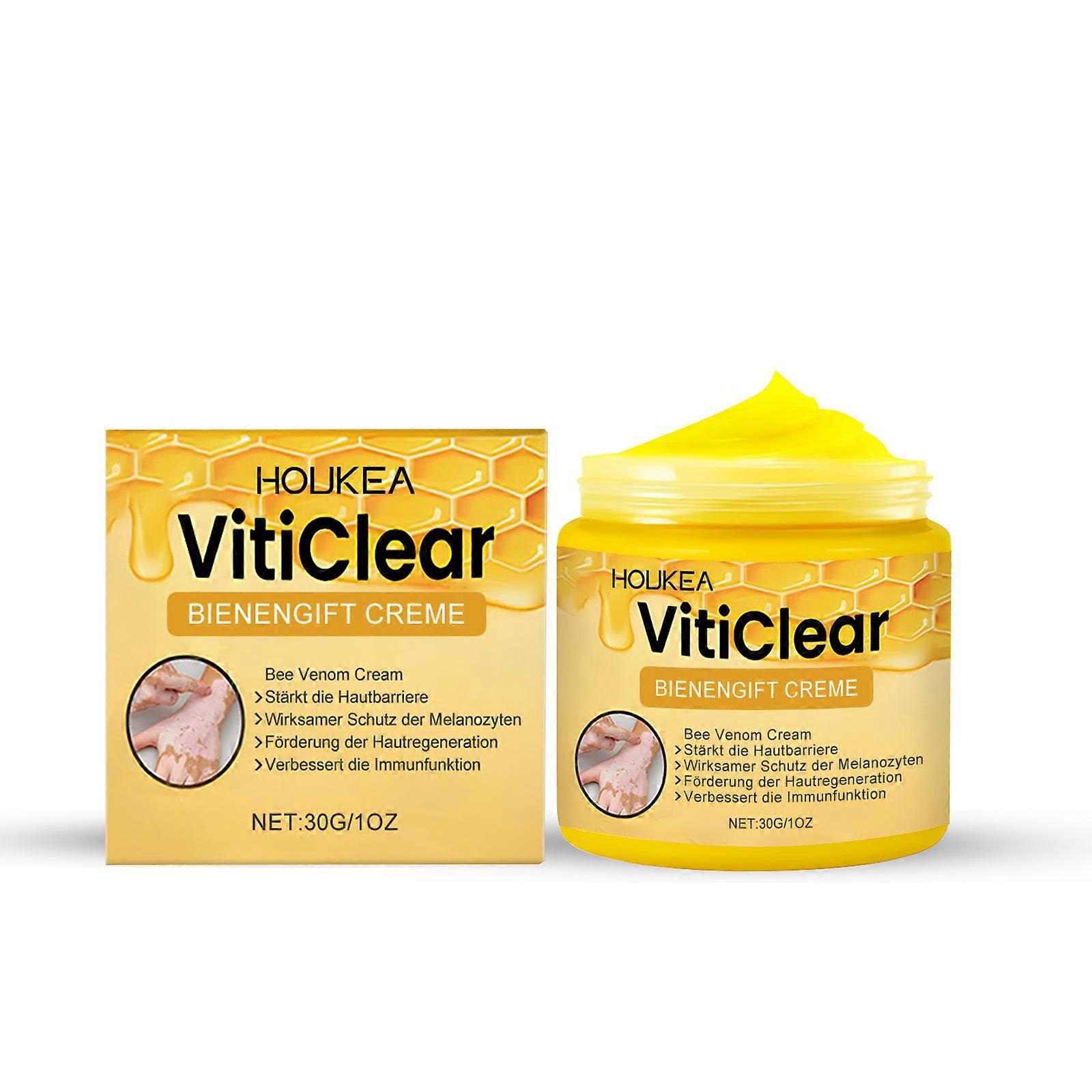 HOUKEA Bee Venom Skin Care Cream - Anti-Vitiligo, Melanocyte Protection, Skin Barrier Strengthen & Regeneration