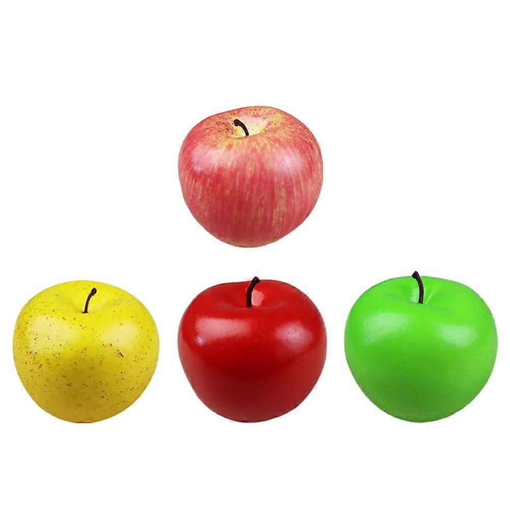 Artificial Model for Decoration 4Pcs Lifelike Fruit Shape Ornament