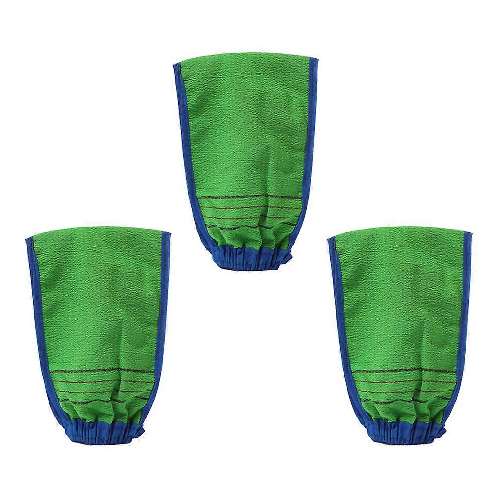 Exfoliating Gloves Bamboo Fiber Bathing Gloves for Bath 9Pcs
