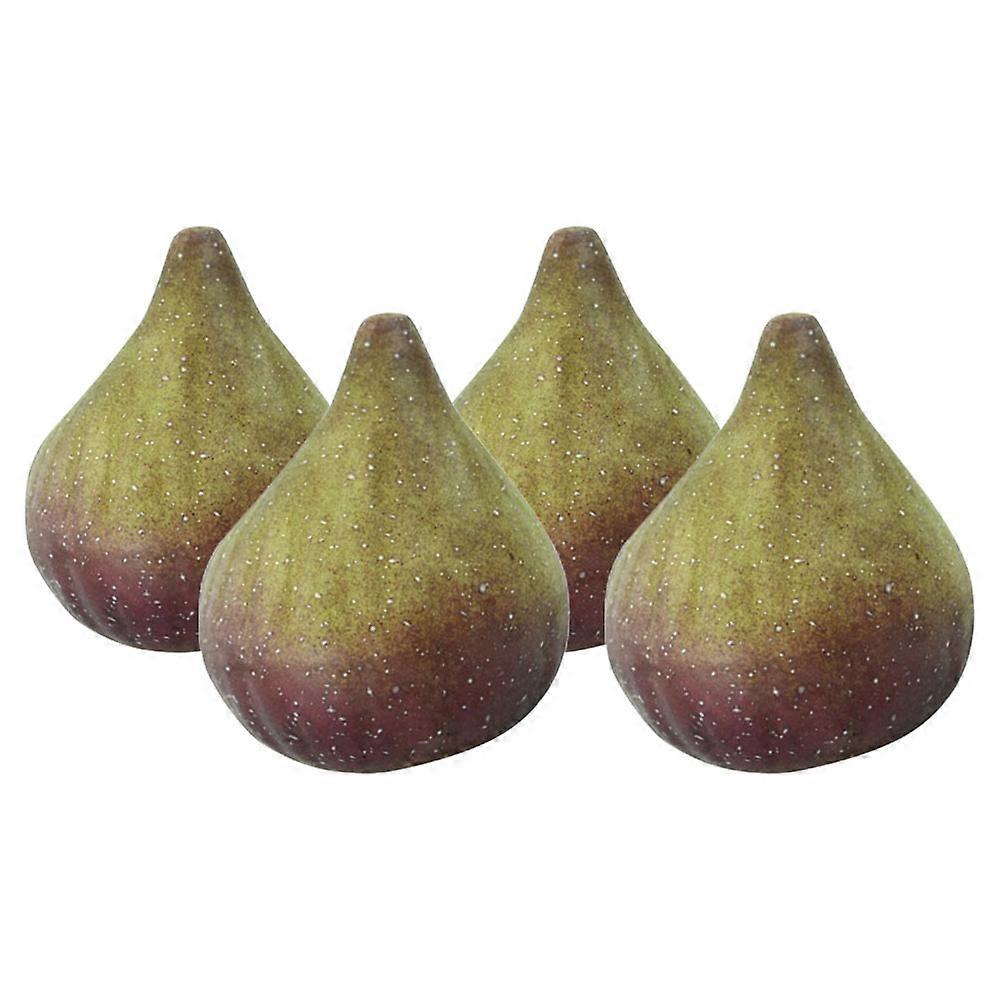 Lifelike Fruit Decorations Fake Fruit Models for Ornament 8Pcs