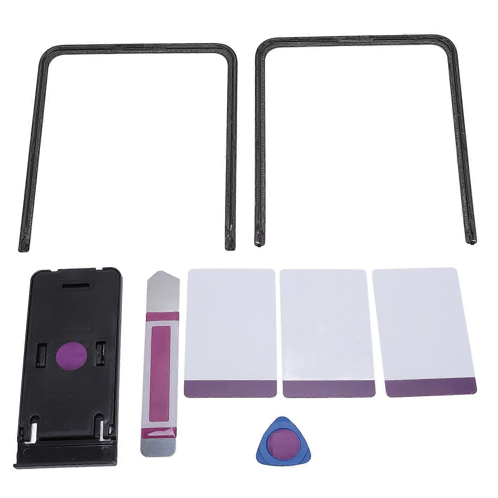 Phone Screen Middle Frame Bezel with Repair Kit Seamless Fit LCD Display Panel Bezel for Galaxy Z Flip 2 5G F7070