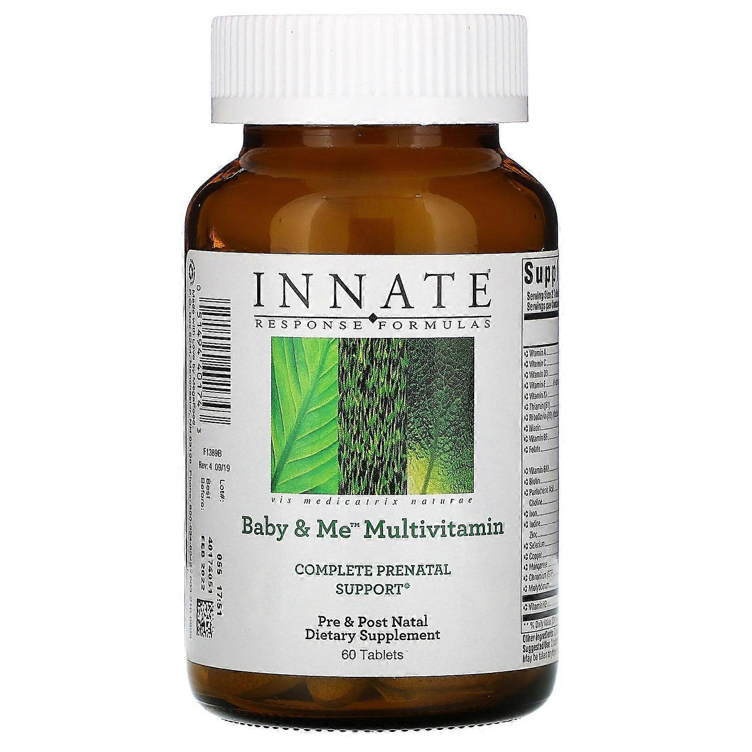 Innate Response Formulas, Baby & Me Multivitamin, 60 Tablets