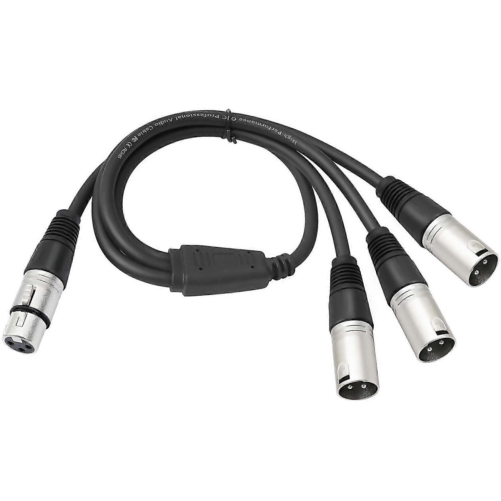 For 3way Splitter Audio Cable Length