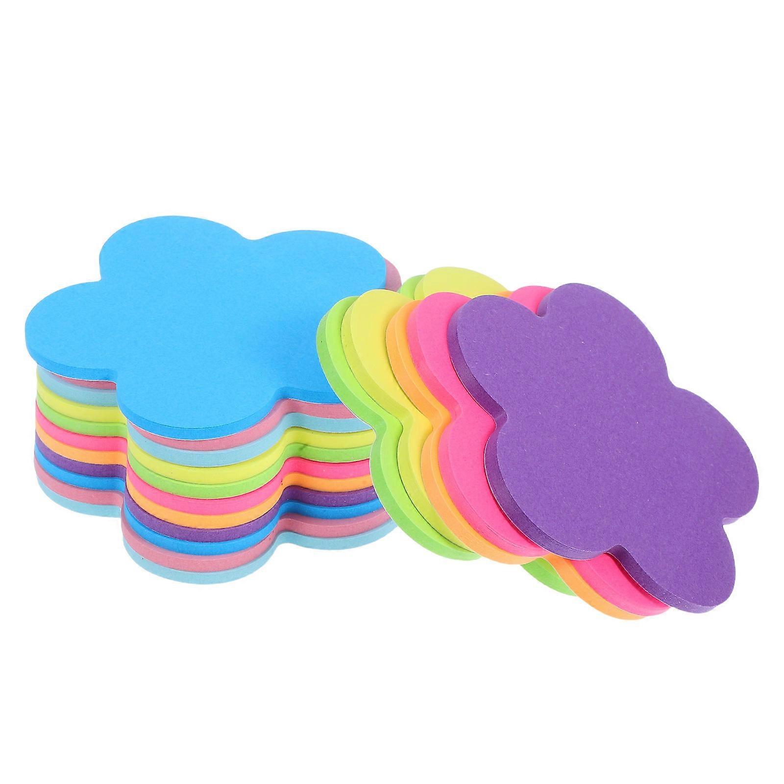 Label Stickers Plum Blossom Sticky Notepad with Self Adhesive 64Pcs