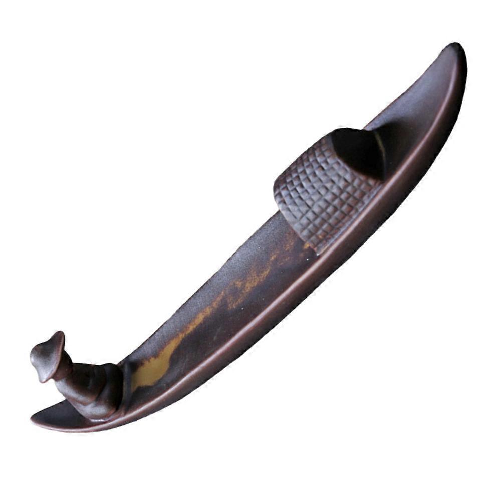 Creative Design Incense Burner Aromatic Burning Indoor Decoration Light Brown 1Pc