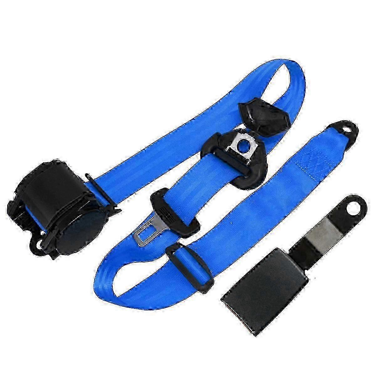 universal 3-point automatic seat belt stopper spacing limit buckle clip with cam lock