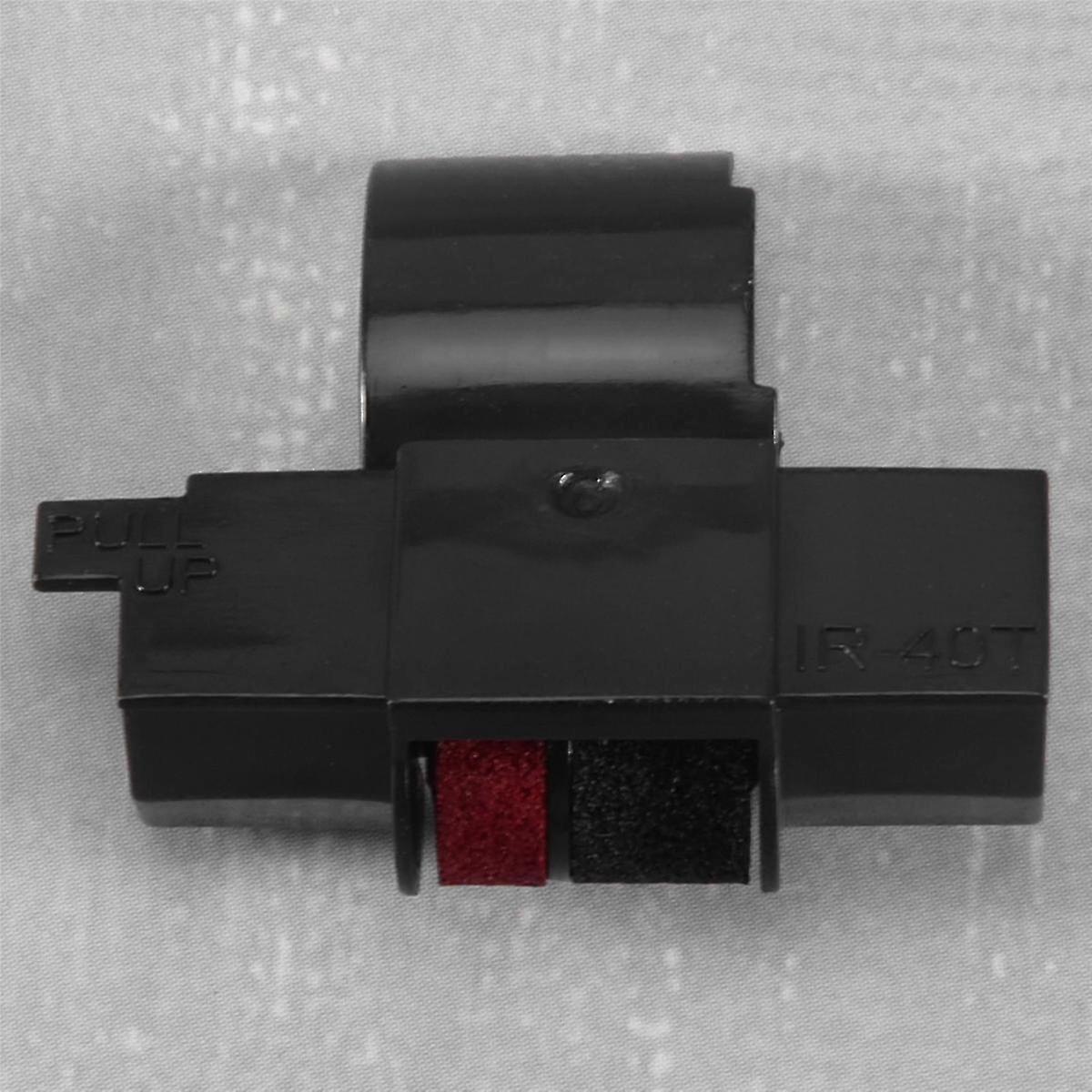 5-Pack Black & Red Calculator Printer Ribbons with Ink Rollers for IR-40T Models