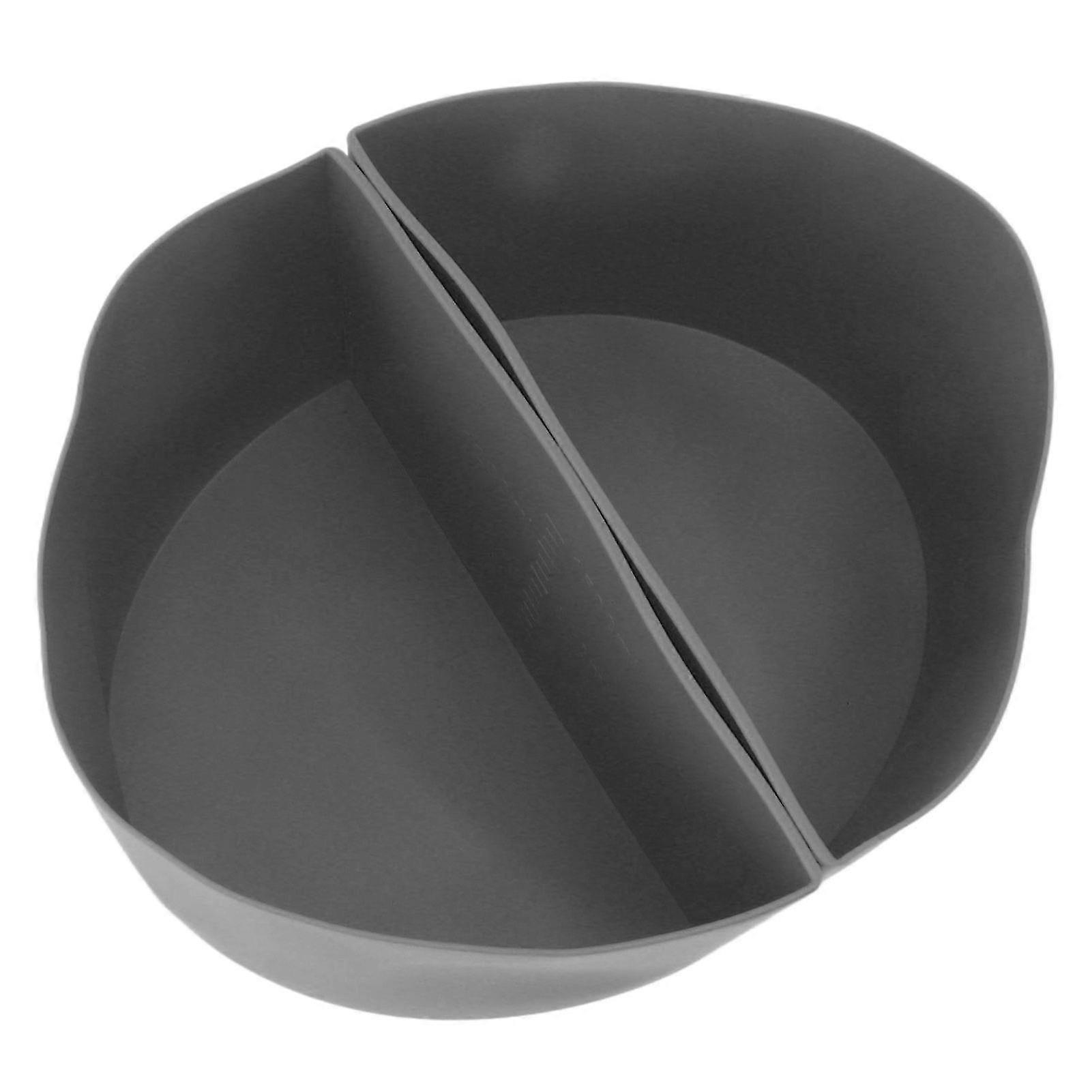 6 Quart Reusable Silicone Slow Cooker Liner 6 QT Slow Cooker Divider Liner Fit 6 Qt Pot Gray