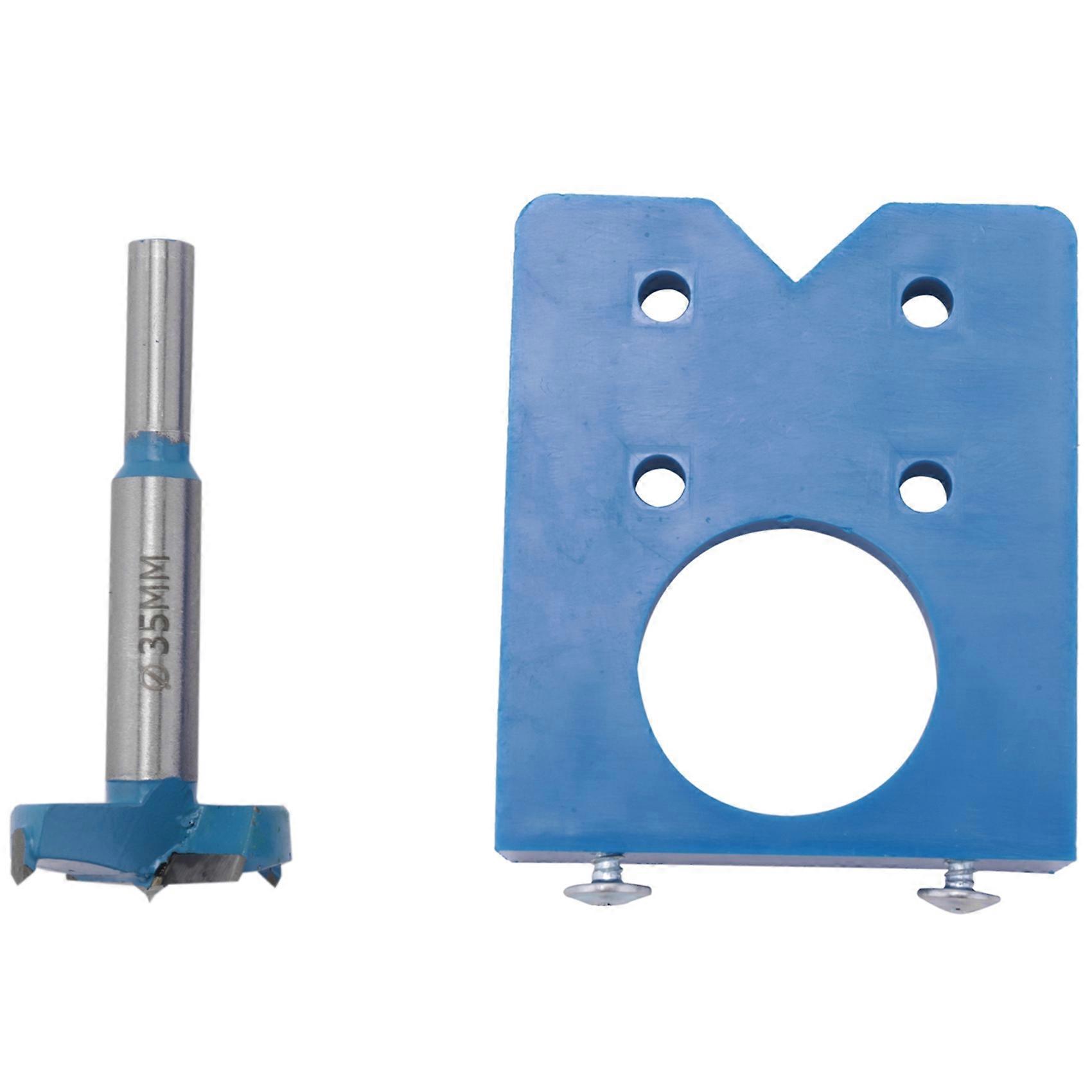Drill Bits Set for Hinge with Hinge Boring Jig 2Pcs Wood Cutter