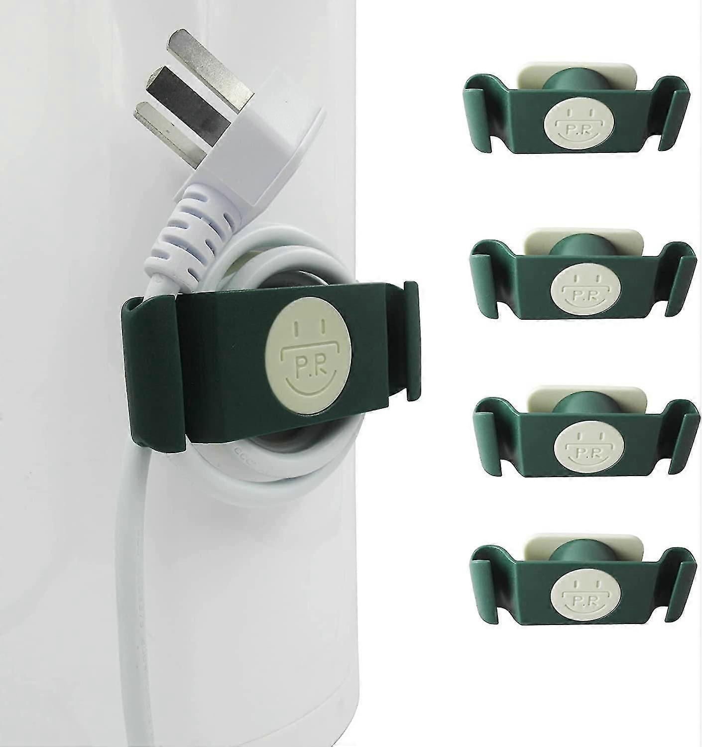 Wrap Cord Organizer For Kitchen Appliances, 4 Pack (green)