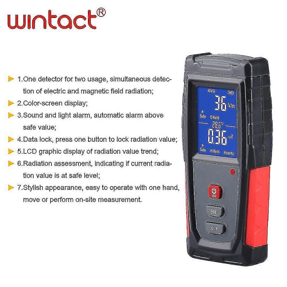 Display Geiger Counter Nuclear Radiation Detector Personal Dosimeter Beta Gamma X-ray Perfect Quality