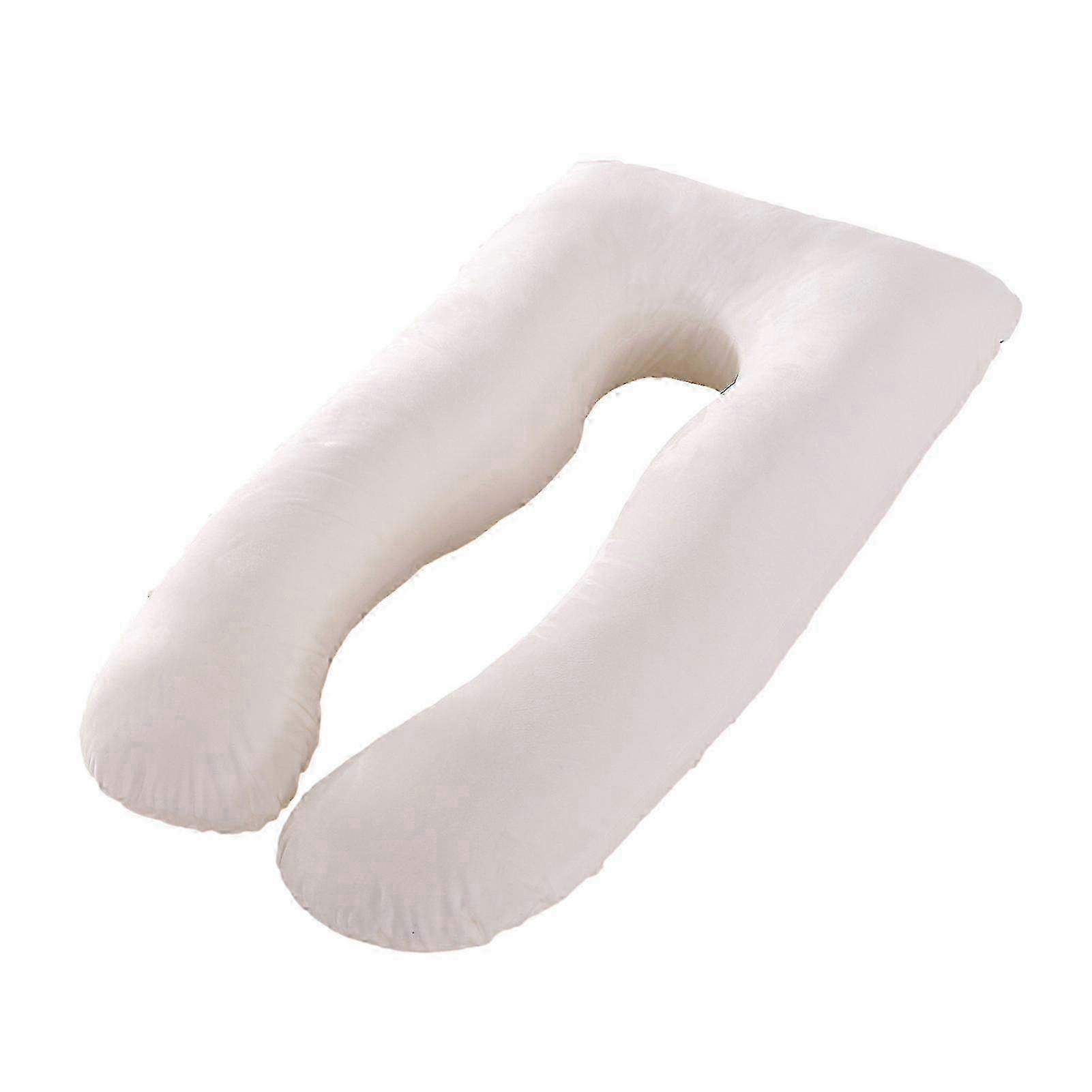 Full Body U-Shaped Pillow Crystals Velvets Pillowcase Breathable Zipper Pillow Case for Sofa Pillow