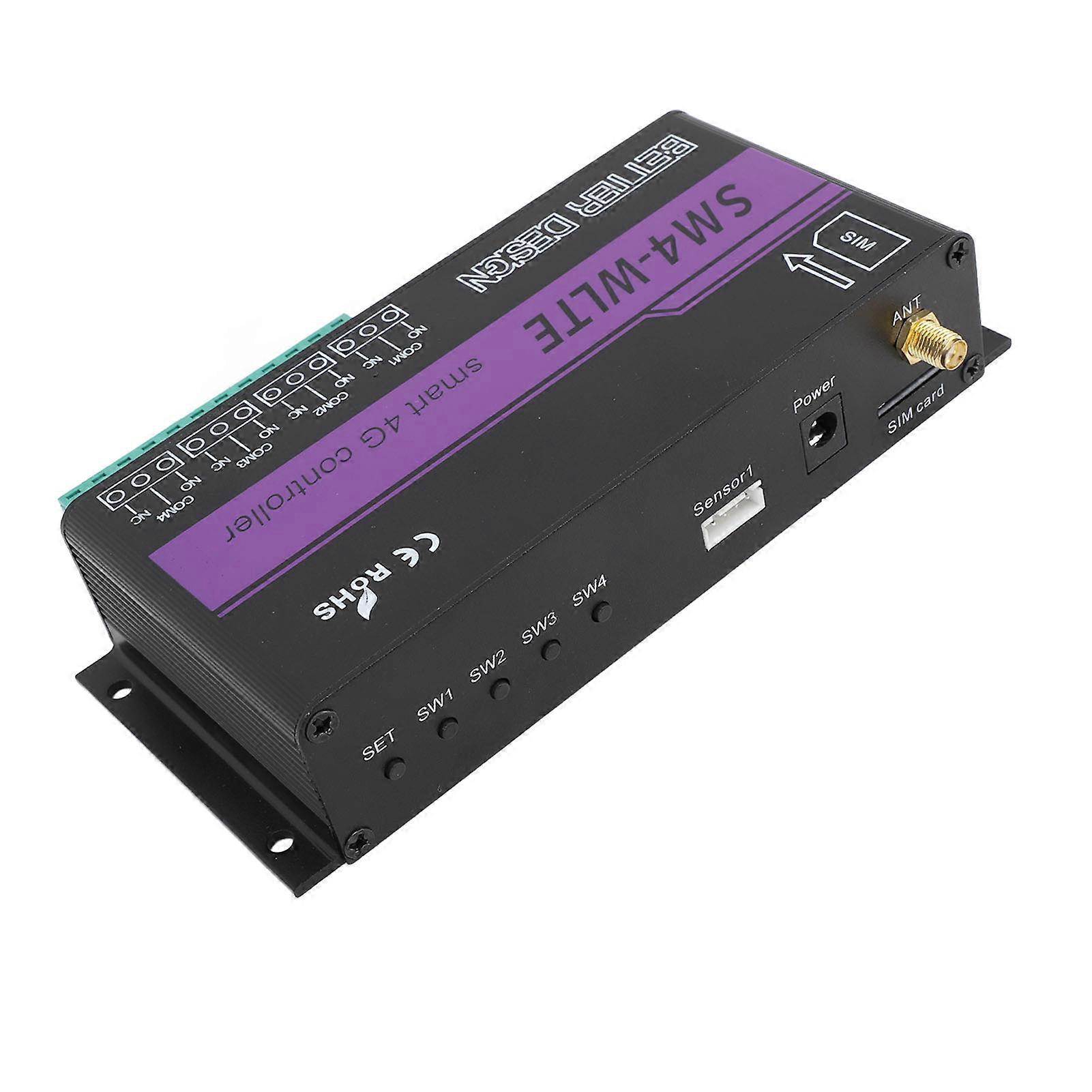 4 Channel 4G SMS Alarm Controller 4G Mobile Phone Access Controller APP WEB PT100 Thermocouple Power Failure Alarm