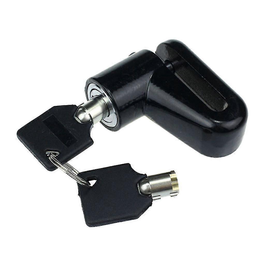 Bicycle Disc Brake Lock Anti-Theft Wheel Security Lock With Plastic Frame & Key