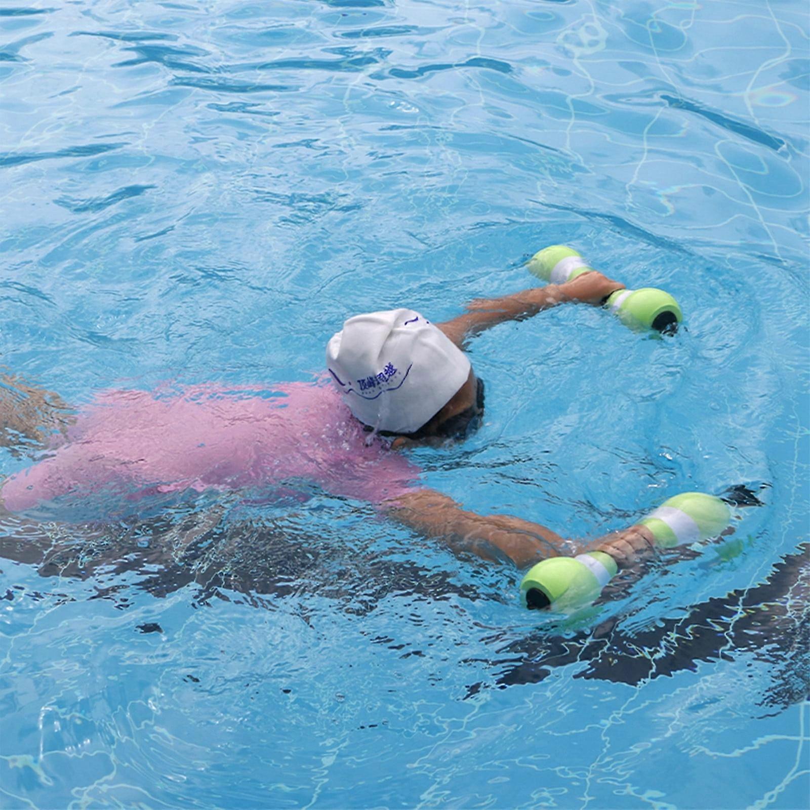 Jacenvly 1 Pair Eva Water Foam Floating Dumbbells, Compatible with Aqua Fitness, Water Yoga, Swimming Pool Exercise, Mother's Day Clearance