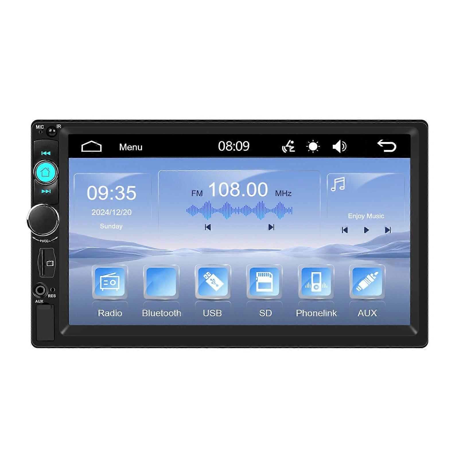7 inch Wired Carplay Dual Butt MP5 Player Standard