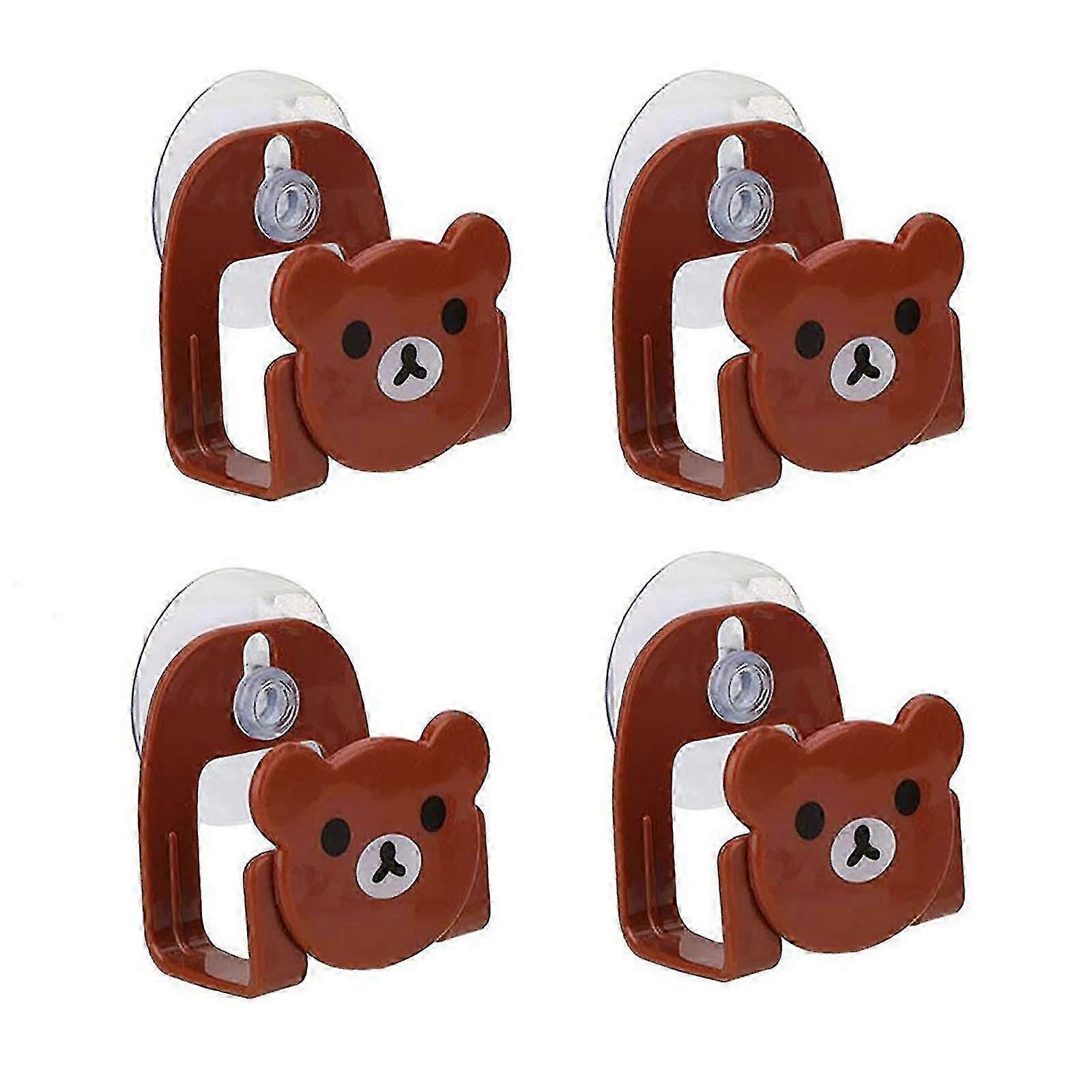 Pack Sponge Holder, Suction Cup Wall Mount for Kitchen and Bathroom Sink, BrownGreen