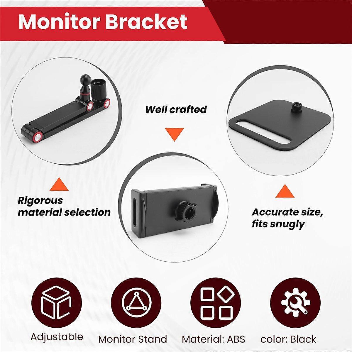 Portable Monitor Stand Adjustable 360° Swivel Bracket Tablet Holder Compatible with Tablet Desktop C