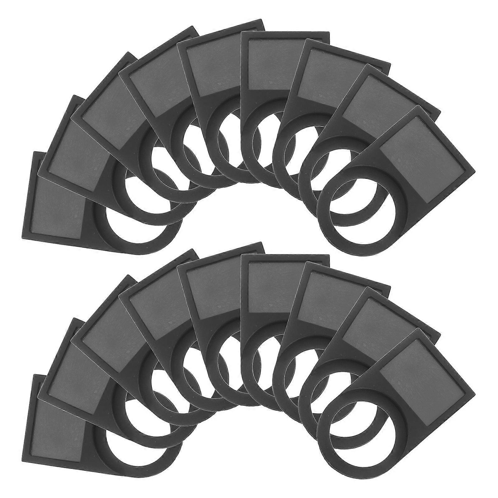 50Pcs Push Button Switch Board for Clear Communication Plastic Sign