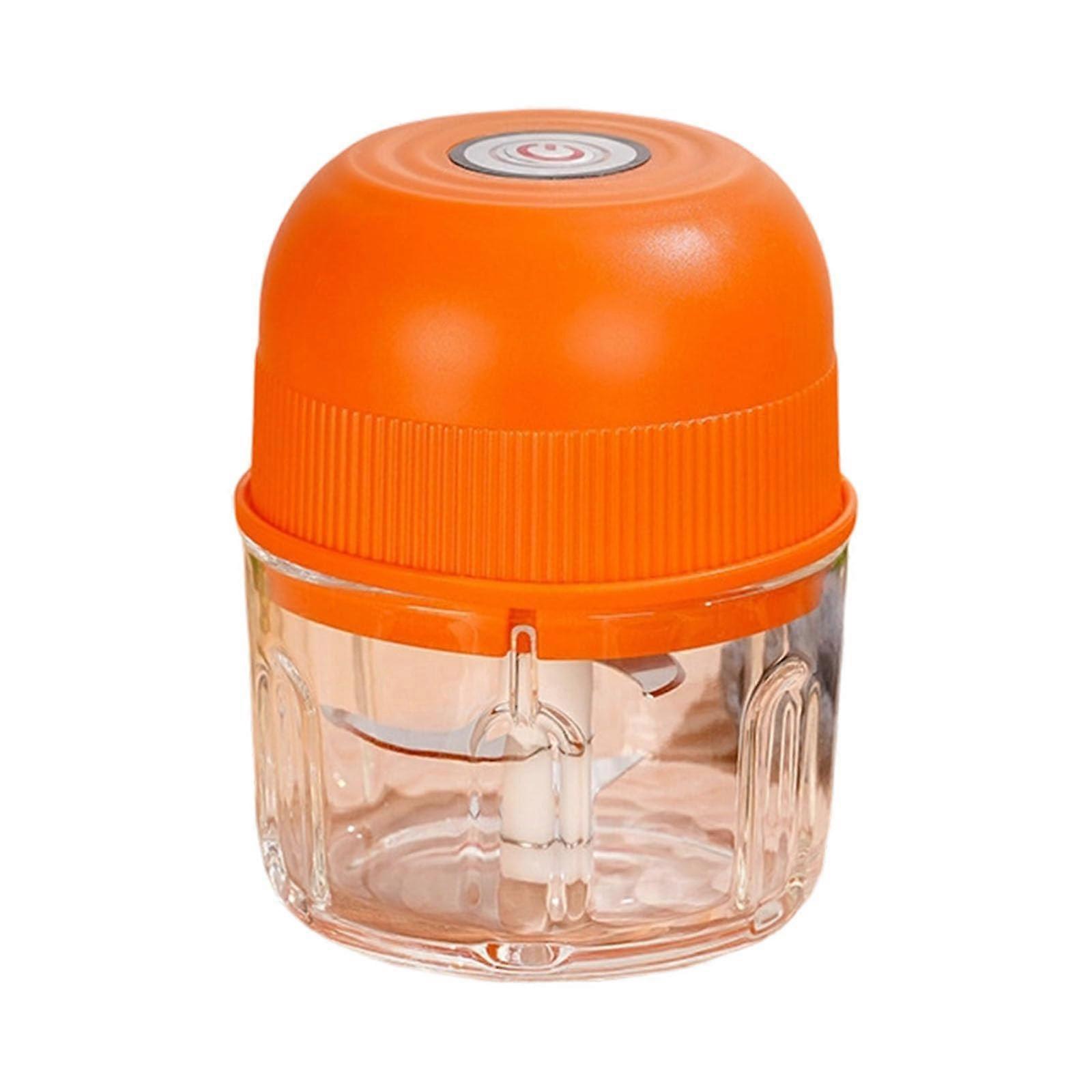 Electric Garlic Chopper 260ml Portable Food Processor for Onion, Vegetable, and Kitchen Prep