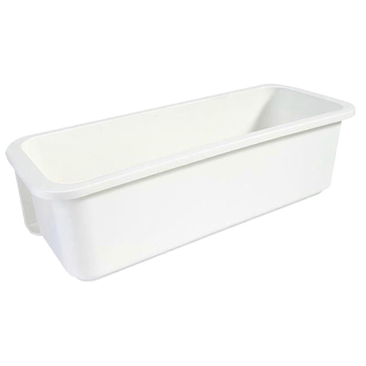 Wall Mount Adhesive Storage Bin with Pullout Cabinet Holder for Kitchen or Bathroom, No Drilling Spacesaving Shelf