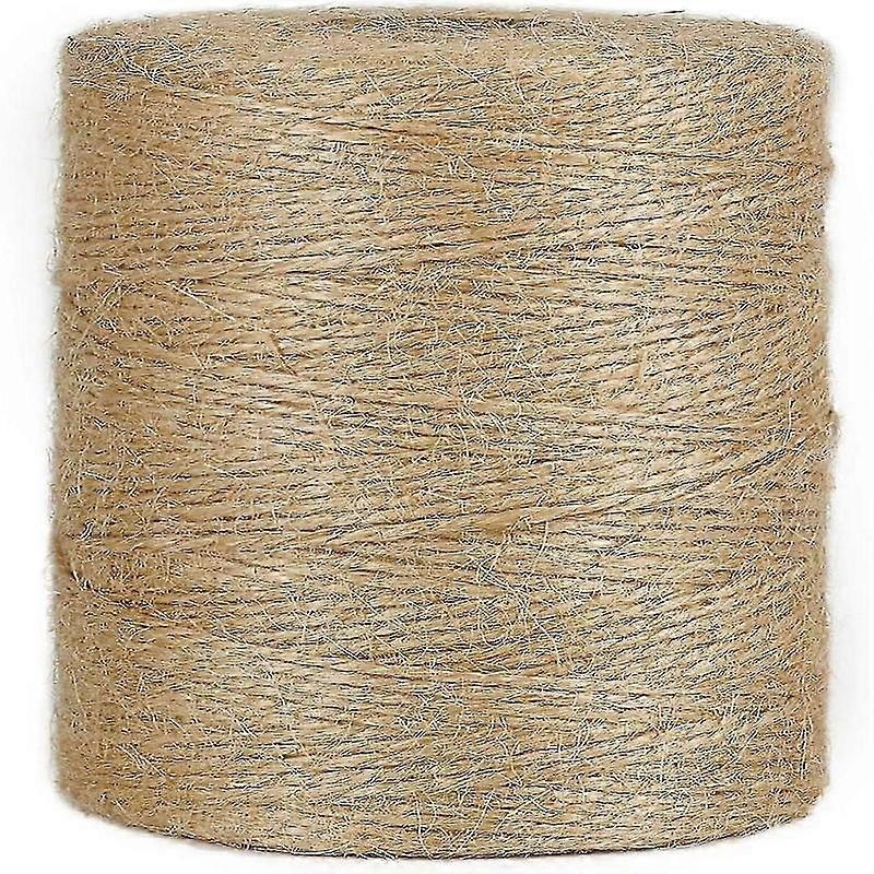 Twine String - 656 Feet 1mm Natural Jute Twine