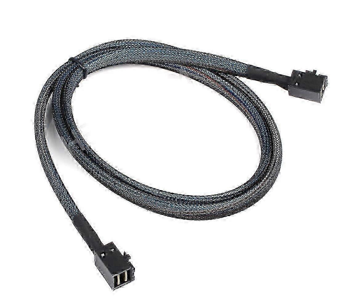 MiniSAS HD SFF-8643 to SFF-8643 Data Cable Internal SFF 8643 Connector Adapter SAS Cable Server Hard Disk 100CM