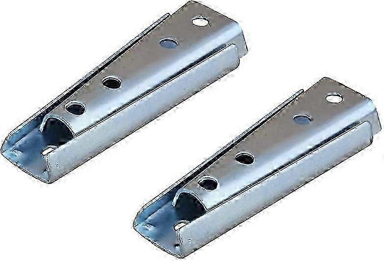 2 pares de suportes de parede para cabeceira de 12 cm (4,7 polegadas), conector de encaixe para móveis, conector de metal compatível com sofás e camas modulares.
