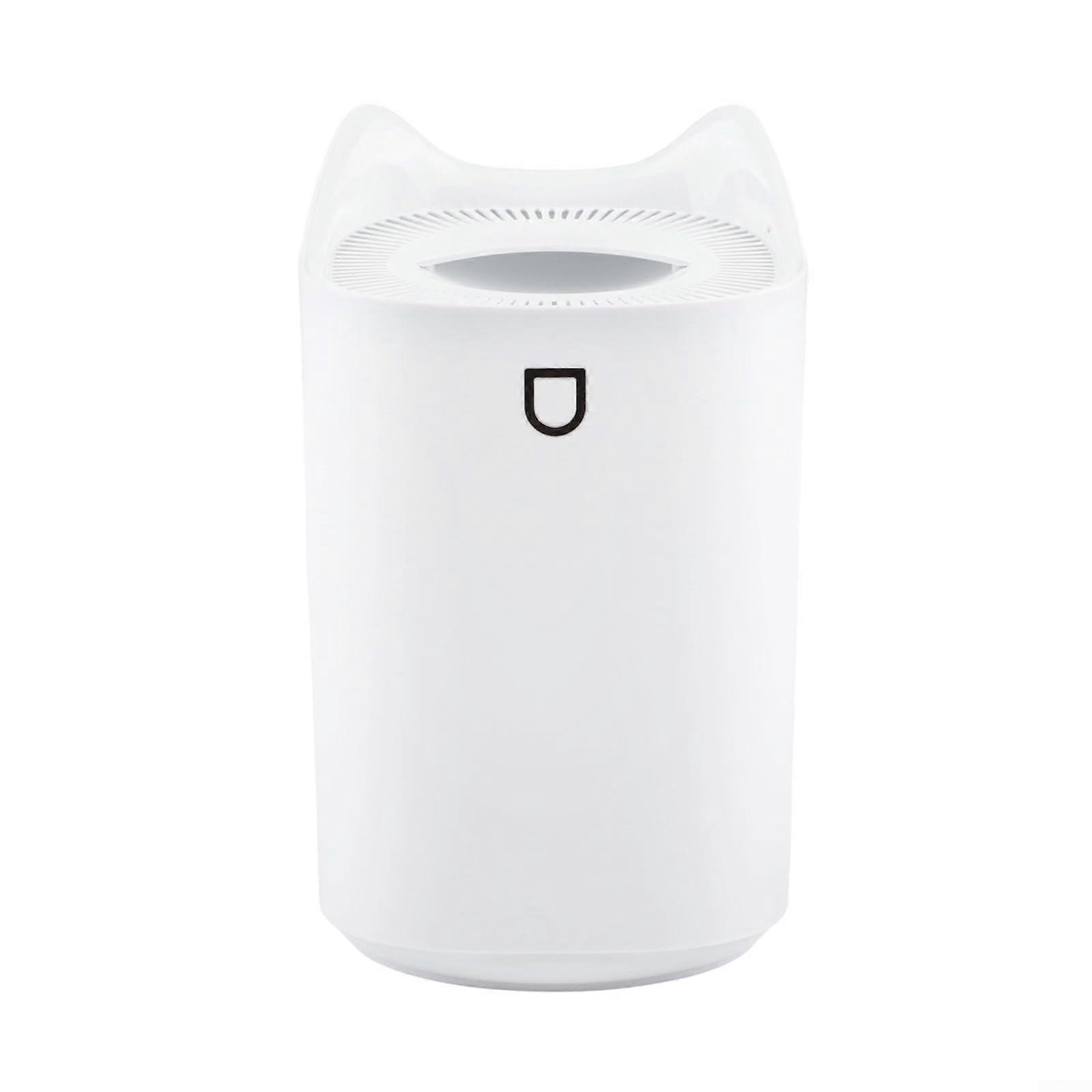 USB Rechargeable Cool Mist Humidifier with Large 3L Capacity and LED Lights for Home Office Travel