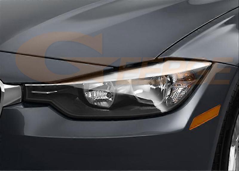 For BMW 3 Series F30 F31 F34 F35 F80 F81 M3 Bluetooth App Ultra Bright Multi Color DTM Style RGB LED Angel Eyes Kit Halo Rings